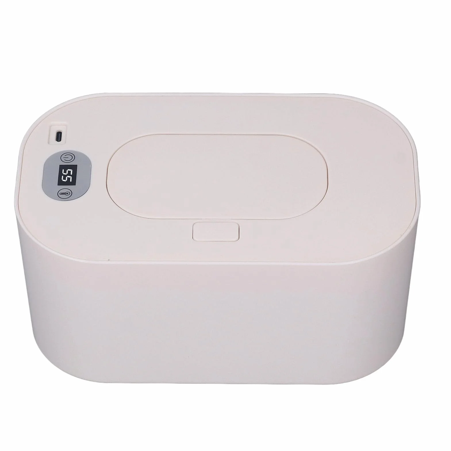 Calentador de toallita para bebés rápido, calentamiento constante temperatura de limpieza húmeda Dispensador USB Calentador portátil alimentado para recién nacidos Material de