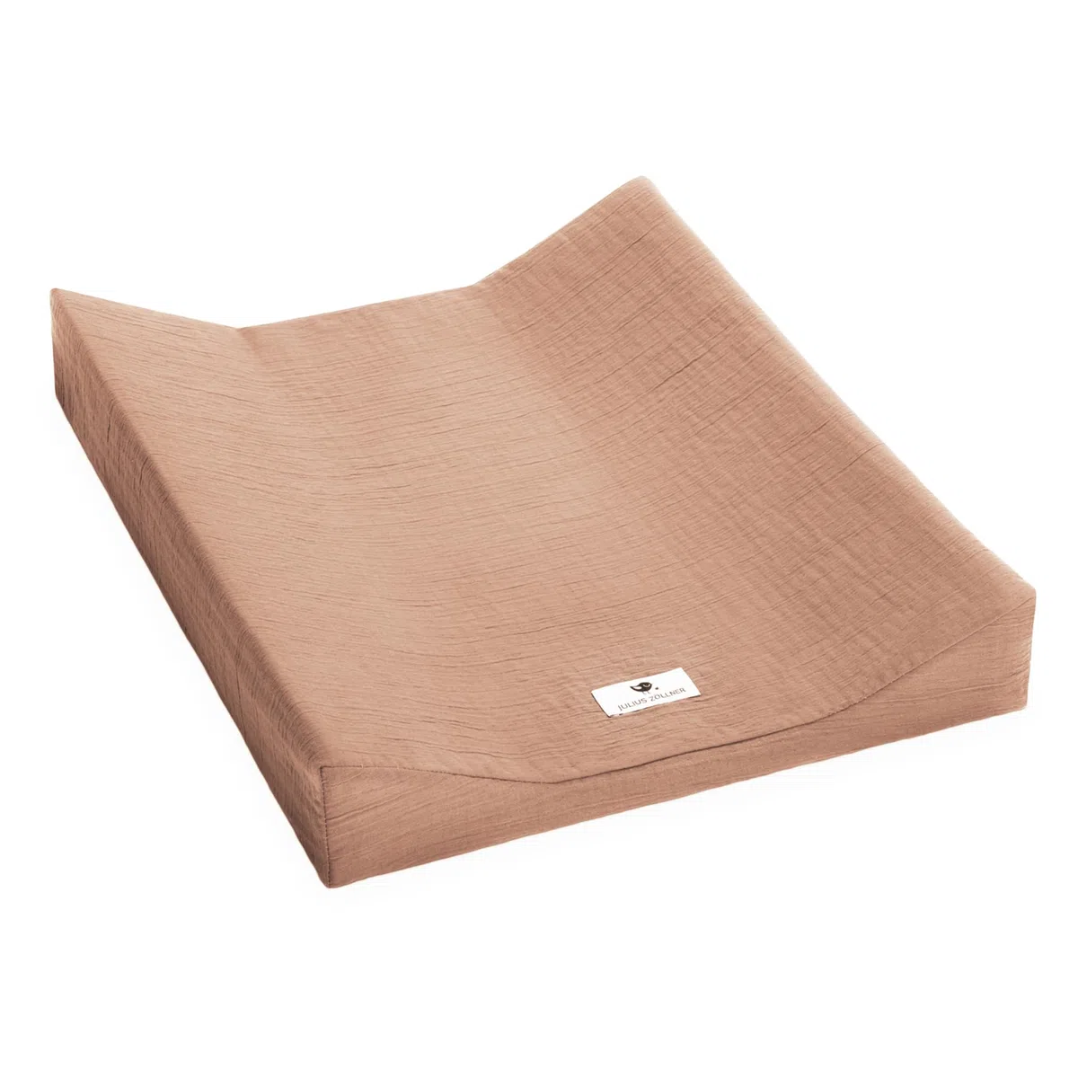 Julius Zöllner Funda para cambiador de 2 cuñas de muselina de algodón, muselina dune, talla 50/65