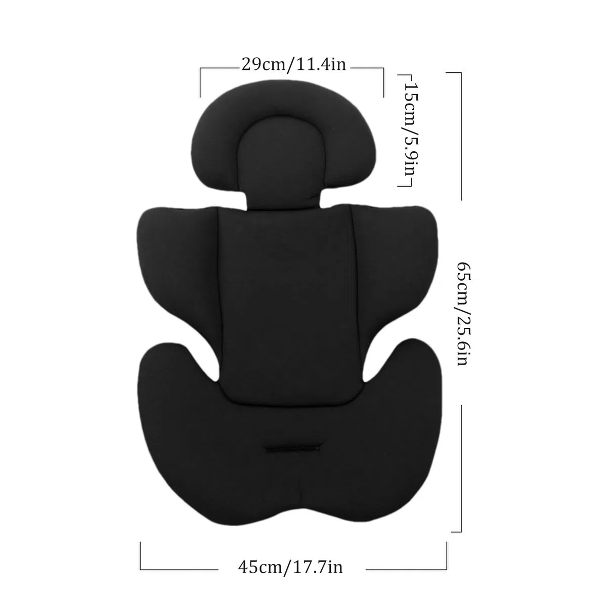 Genérico Cojín para Asiento De Coche De Bebé | Soportes para La Cabeza Y El Cuerpo 2 En 1 para Bebés Recién Nacidos | Cojín De Asiento para Niños De Cochecito - Cojín De Apoyo para El Cuerpo del Bebé