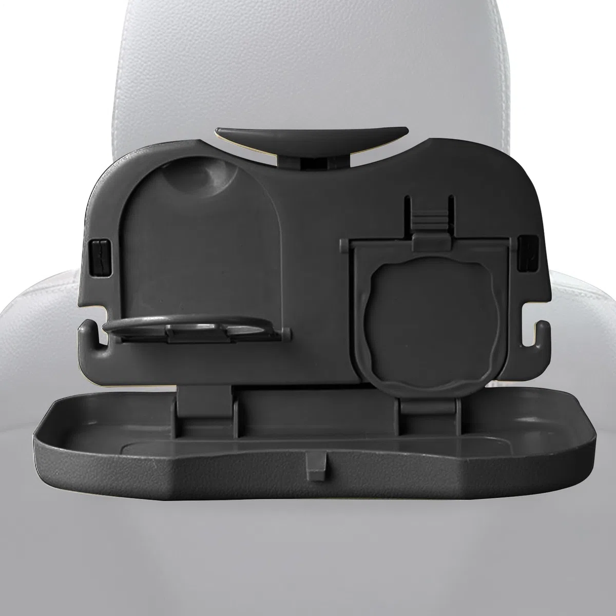 Bandeja Mesa para Asiento De Coche - Mesa Plegable para Coche con Portavasos - Portátil para Portátil Comer Trabajar Viaje Niños Adultos