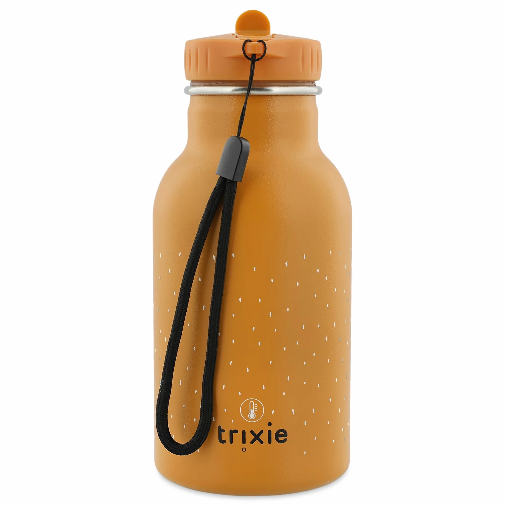 Trixie - Botella de Beber Para Niños de Acero Inoxidable 350 Mililitros - Mr. Fox (Zorro)