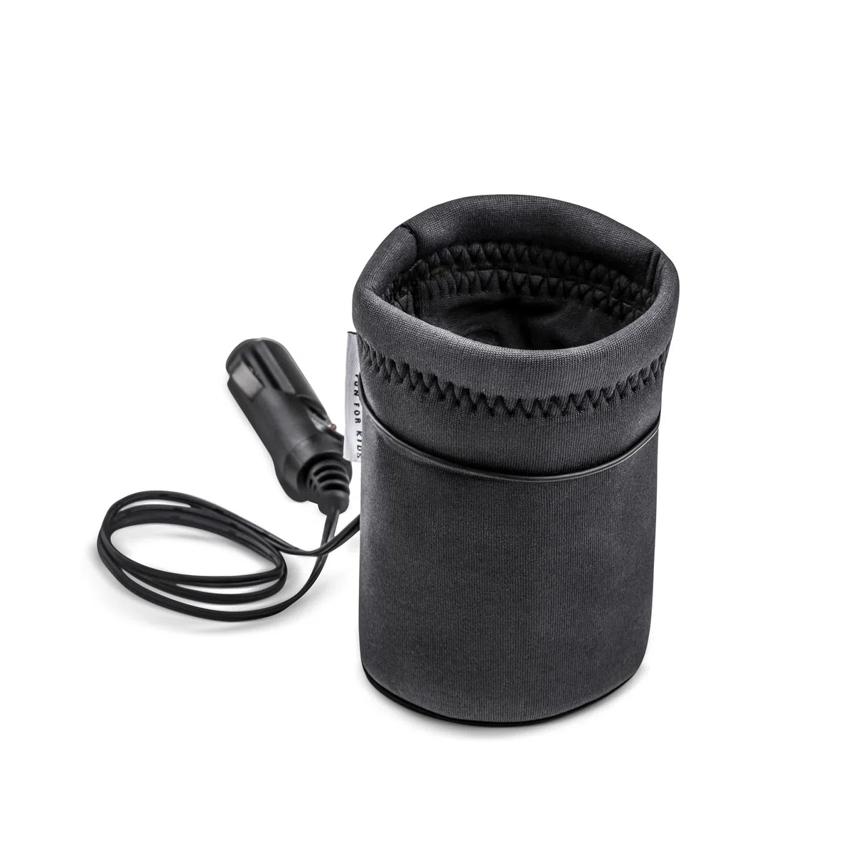 hauck Feed Me Calienta Biberones Portatil para Coche, Termo para Biberones con Cargador para Mechero Coche alim. 12V, 10 x 12 cm, Gris