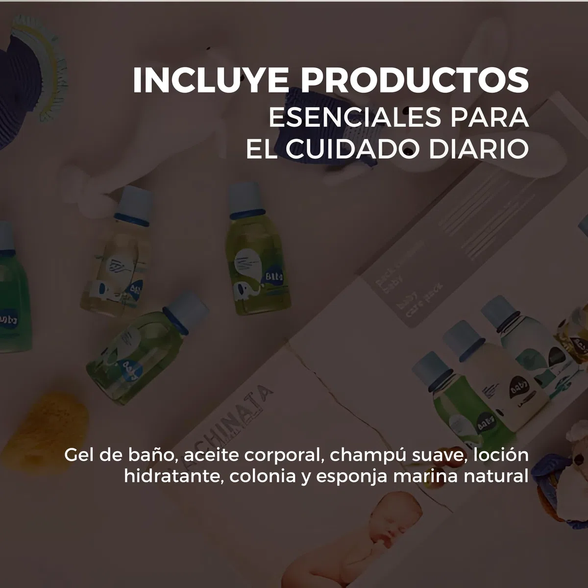 Pack Cuidado para bebés - La Chinata - Kit Completo de Higiene para Bebés