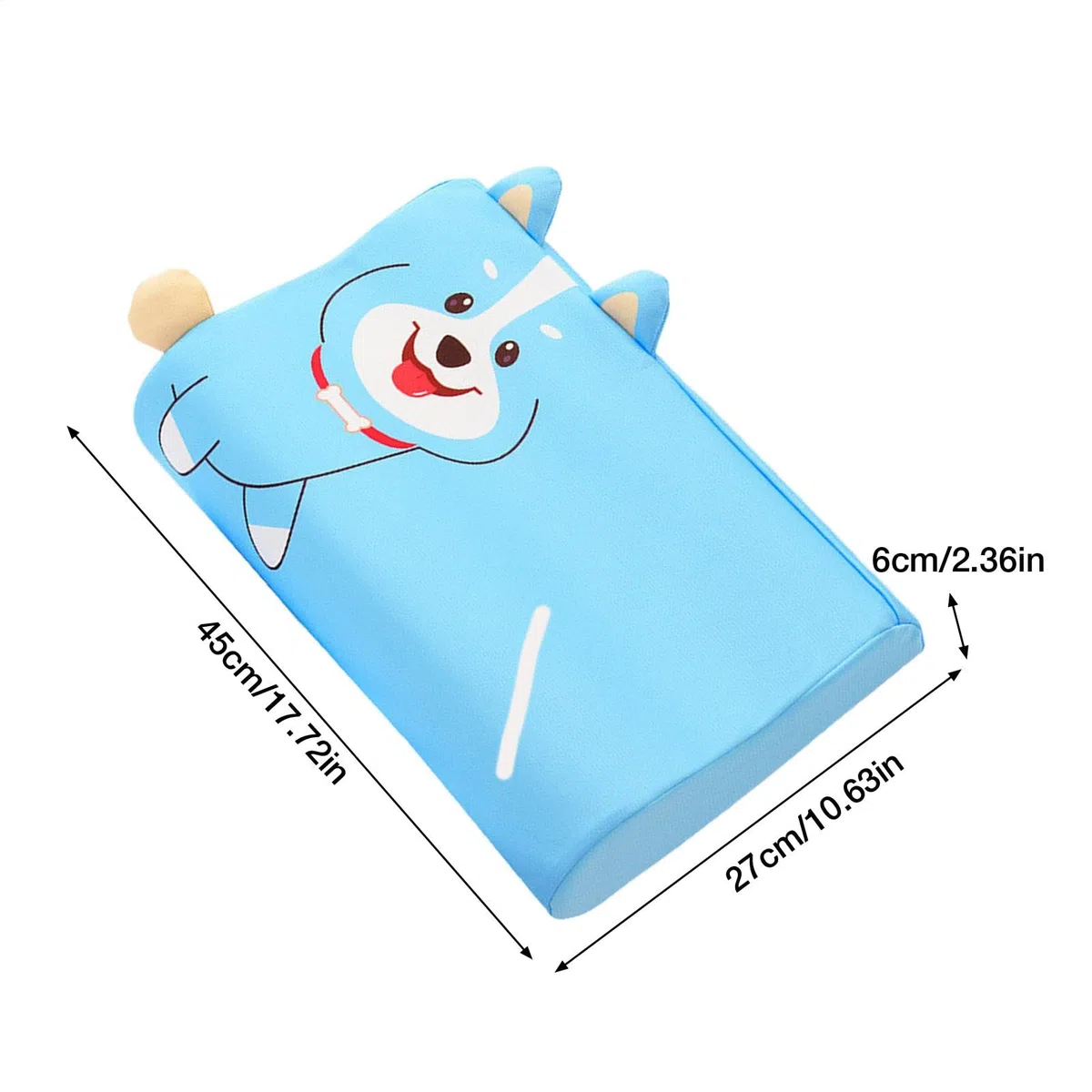 Calmly Almohada infantil - Almohada infantil para niños pequeños, cómoda almohada transpirable para cama infantil, cojín ergonómico para dormir, ideal para dormir de niños pequeños