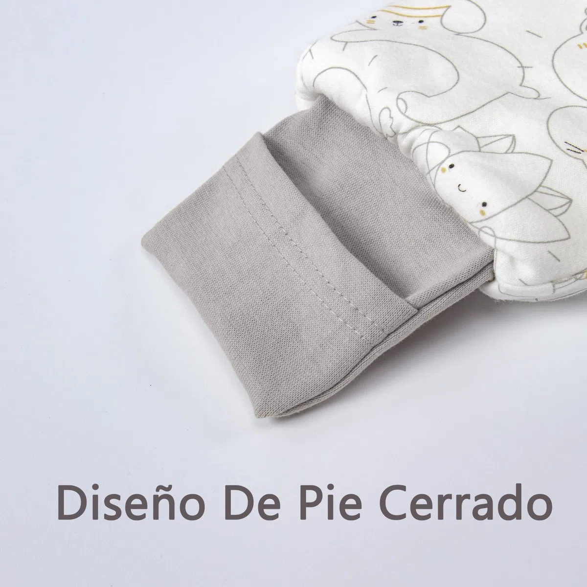 Saco de Dormir de Invierno para bebé, algodón, Saco de Dormir para niños 2,5 TOG con piernas,95-105cm/3-4 años,Gatito