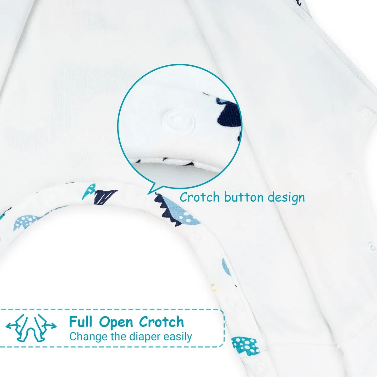 WYTbaby Saco de Dormir Bebe 1.0 Tog con Pies, Saco de Dormir Ultra Suave y Cómodo 100% Algodón, Ideal para el Sueño del Bebé, Adecuado para Bebés de 2-3 años, Talla 80-90cm