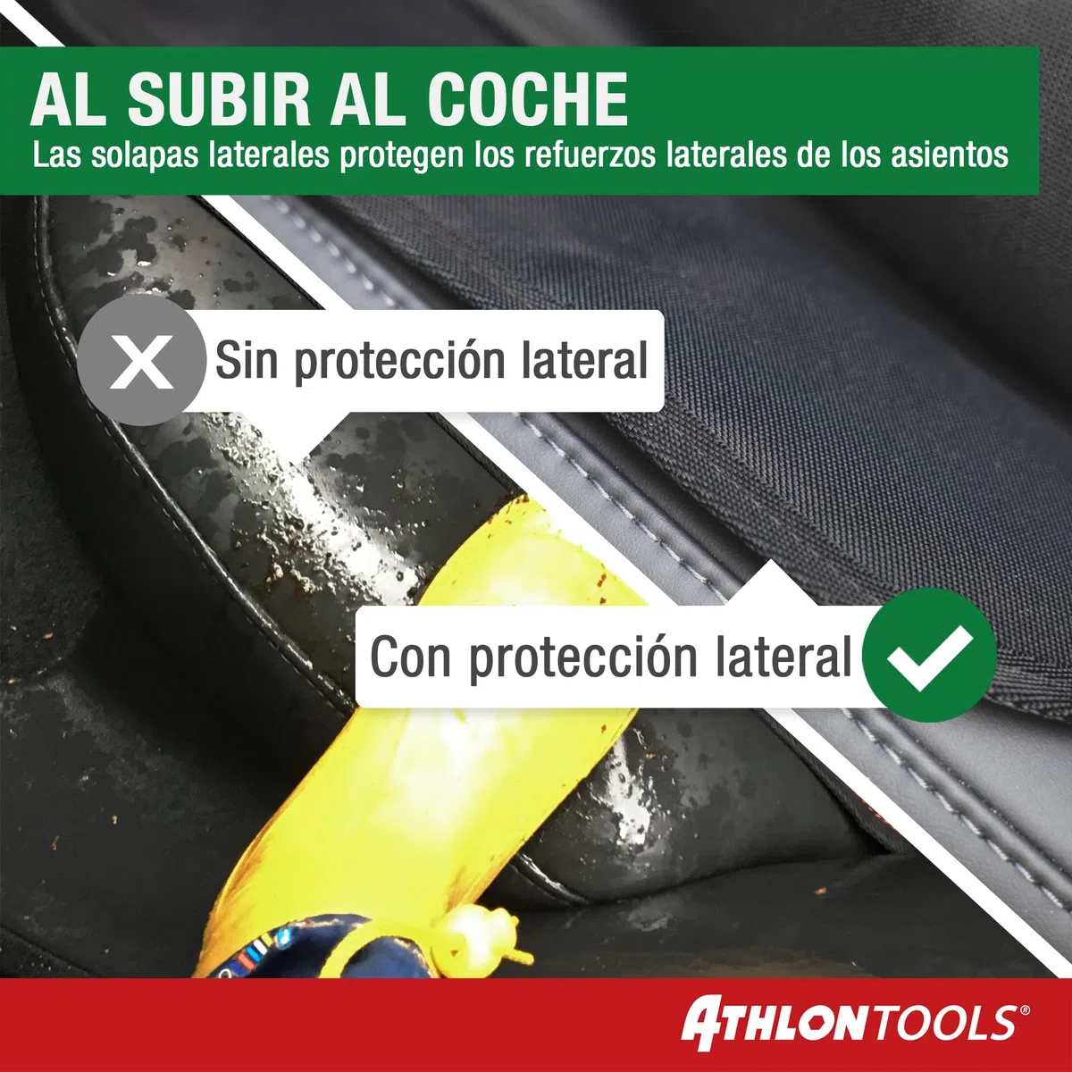 ATHLON TOOLS Base de Asiento Infantil con protección Lateral, Ajuste óptimo, Compatible con Isofix, Acolchado Grueso, para Asientos, capazos y elevadores de Asiento
