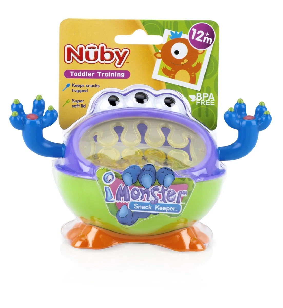 Nuby Monstruo 3D Snack Keeper