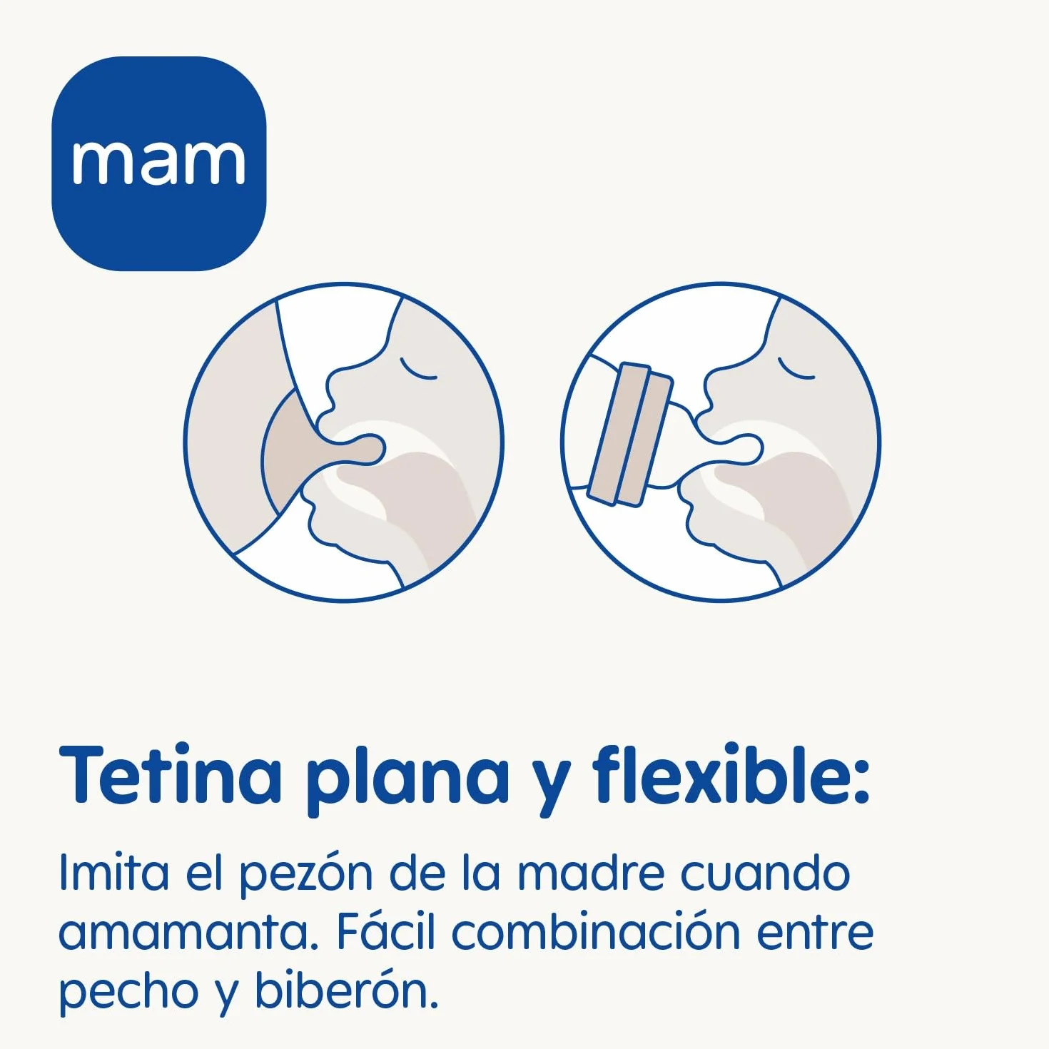 MAM Pack 2 Biberones Anticólicos, 2-4 Meses, 260ml, con Tetina 2 Flujo Medio de Silicona de Fácil Aceptación, Autoesterilizable y Fácil de Limpiar, MAM Easy Start Anti-Colic, Azul Brillante, 2uds