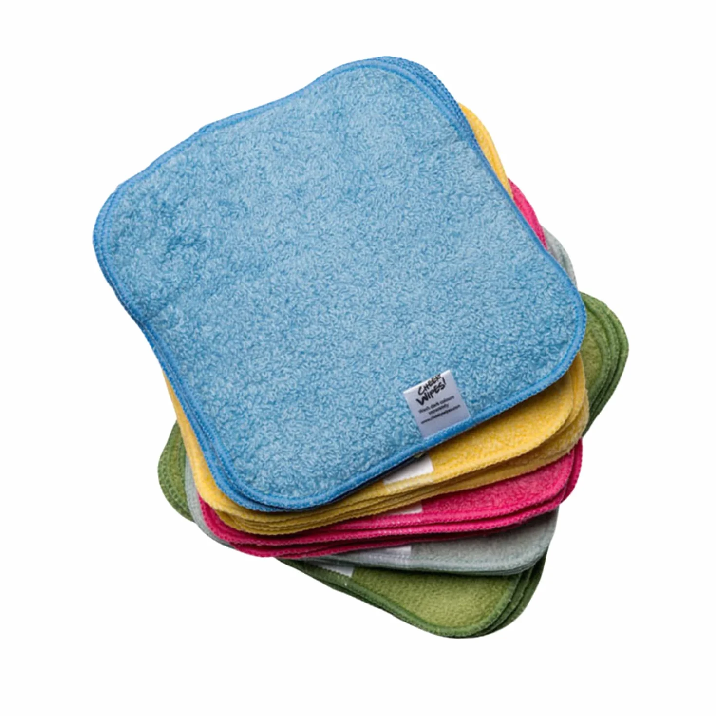 Toallitas Cheeky – 25 toallitas Lavables de algodón con Arco Iris, 15 x 15 cm