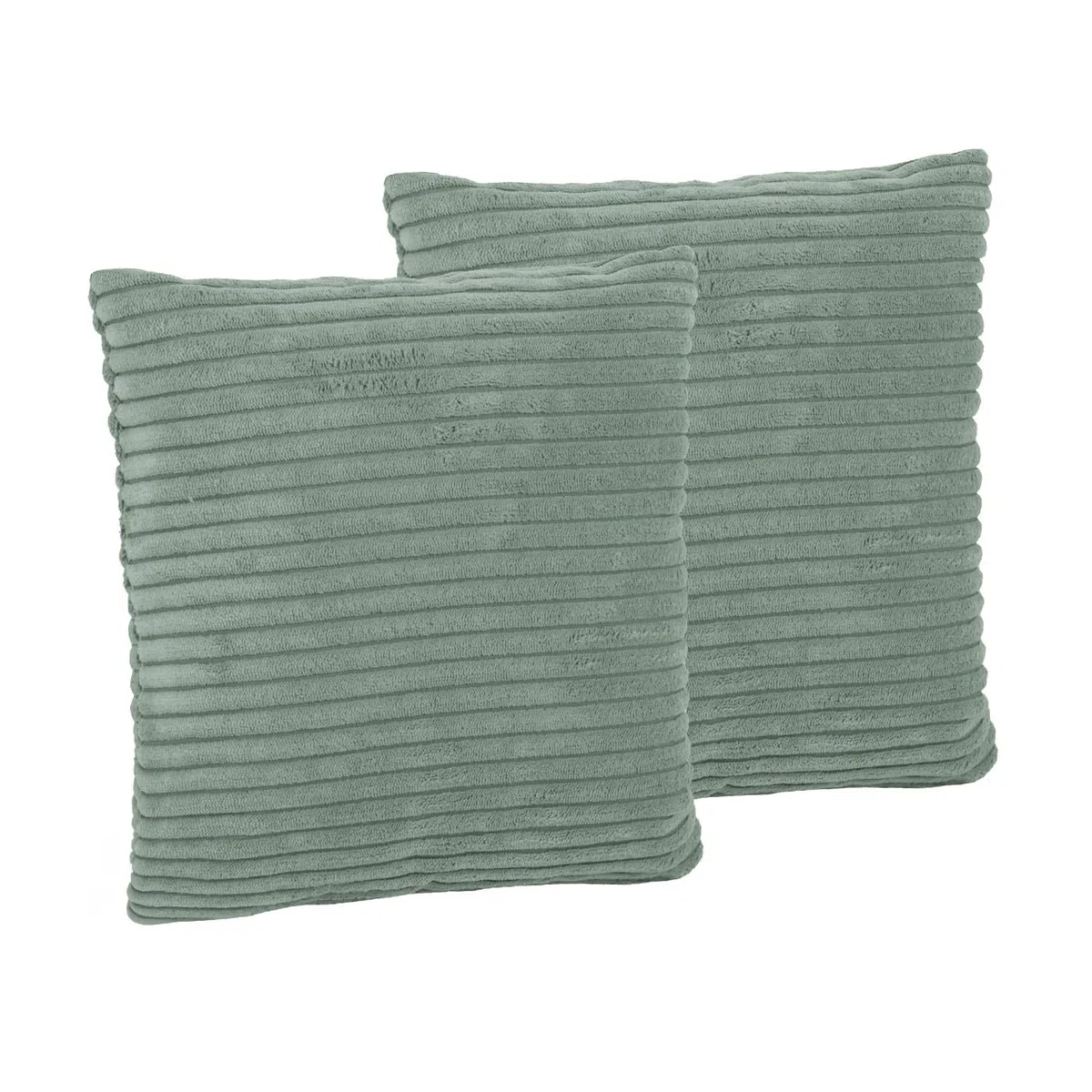 KiddyMoon Almohada para Niños Decorativa 30X30cm (Juego De 2) Comodidad para Sofá Cama, Verde