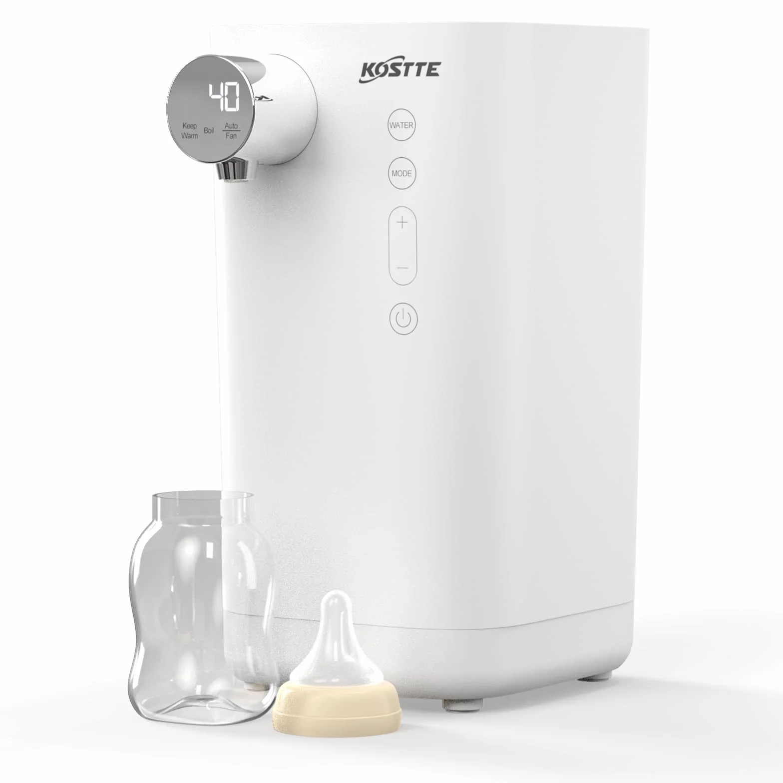 Preparador de Biberones, Calienta Biberones, Preparador de Biberones Instantáneo, Dispensador de agua a Temperatura precisa, 24/7 Mantenga la Temperatura Caliente y Ajustable