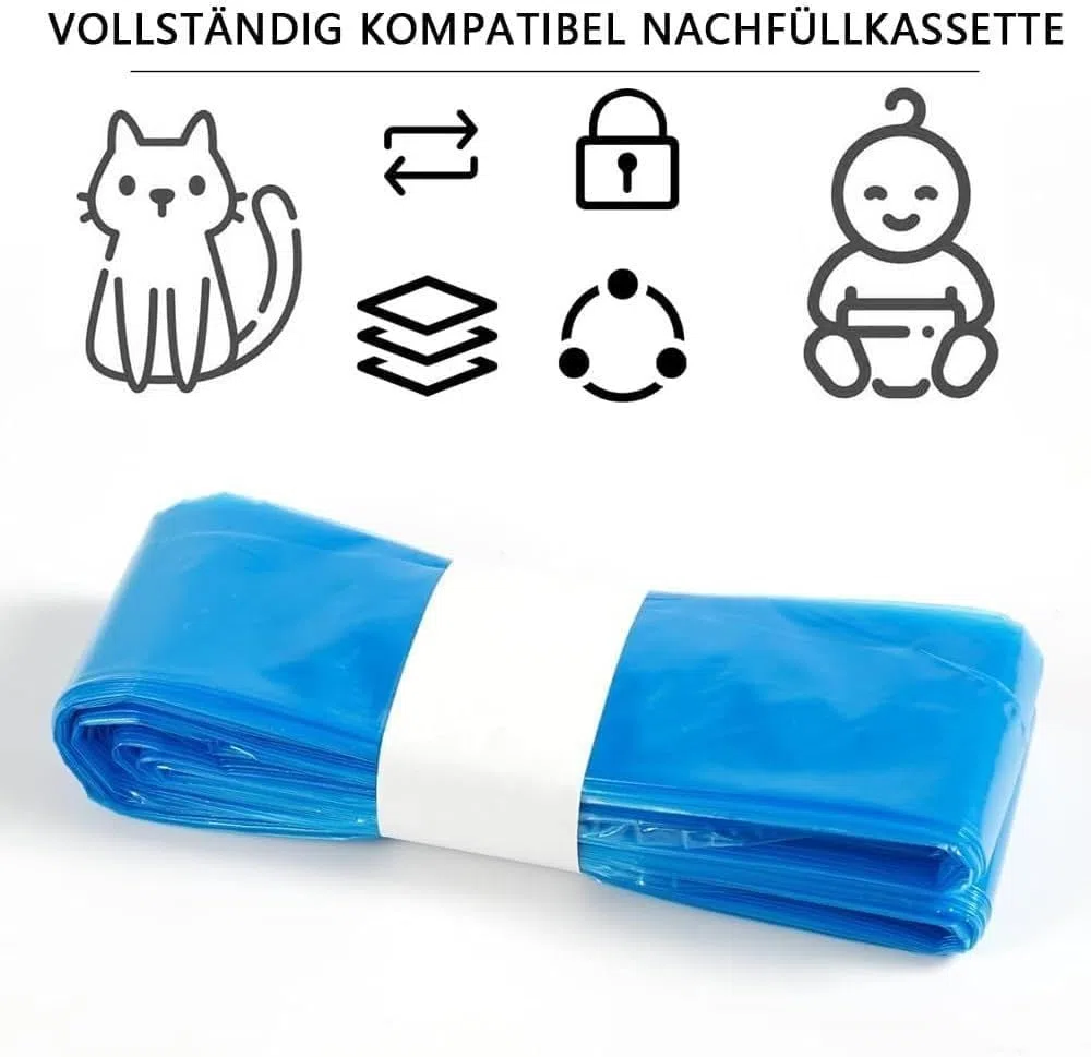 9 recargas para cubos de pañales compatibles con Dress Up XL Classic XL (con todo tipo de recargas)