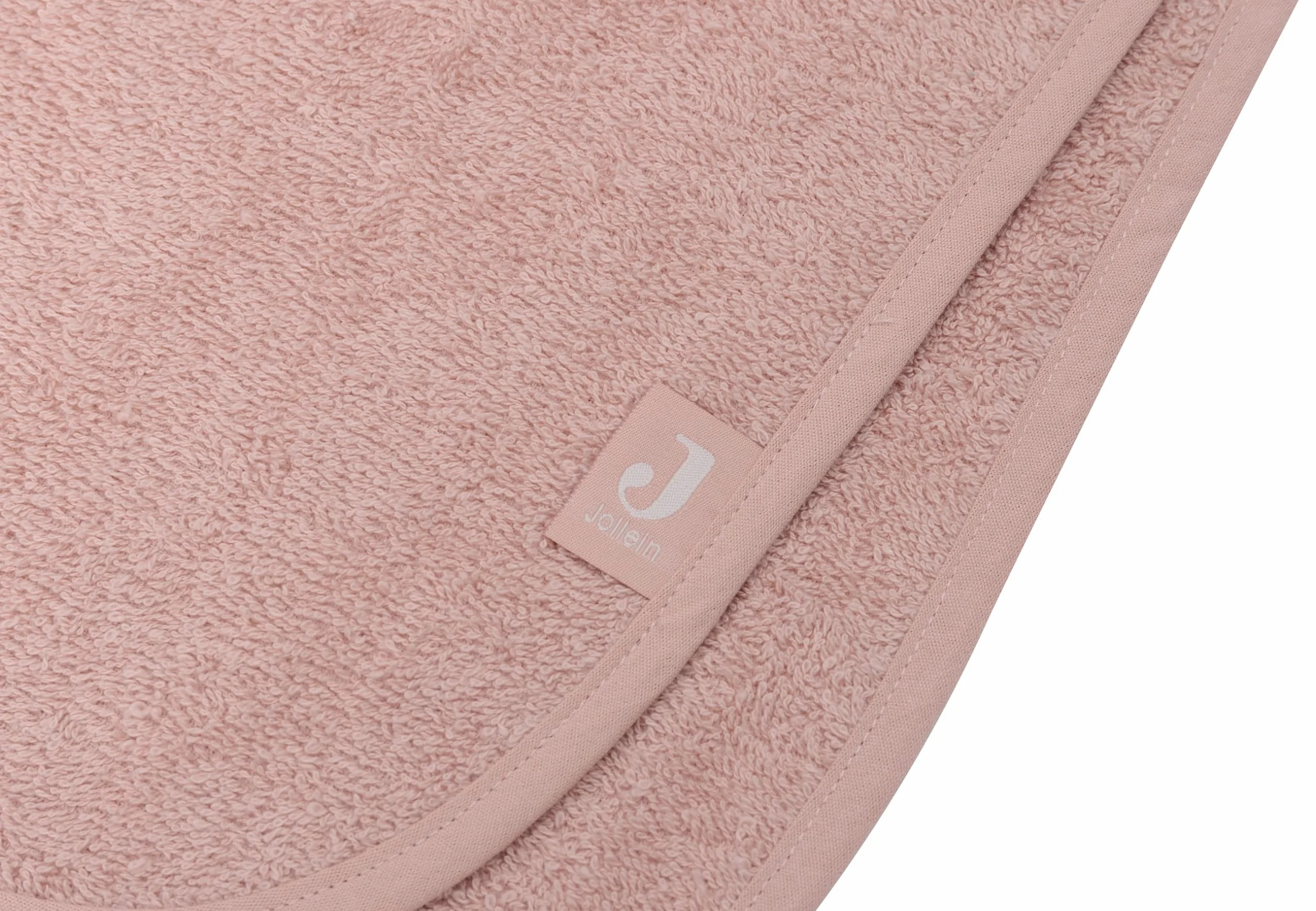Jollein Poncho de baño para niños de 1 a 4 años – Terry, rosa salvaje – 100% algodón – rizo – Certificado OEKO-TEX – Con capucha con orejas – Poncho de baño para niñas y niños