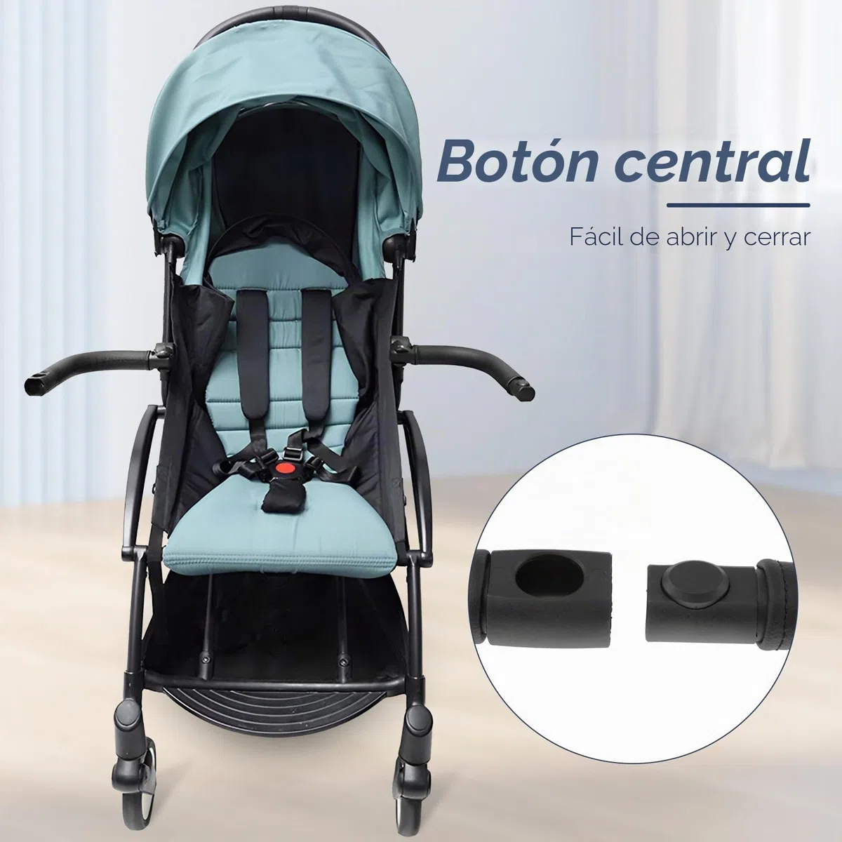 Barra de parachoques universal para cochecito de bebé, ángulo ajustable, reposabrazos desmontable, barra transversal, accesorios de piezas para cochecito de bebé