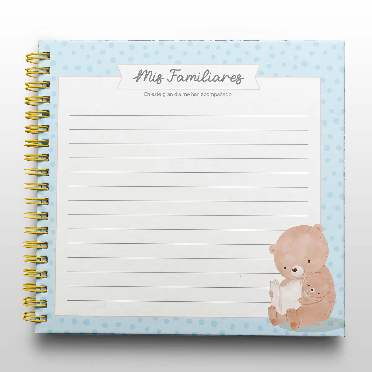 Libro de Firmas Bautizo Niña Personalizado - Tamaño 25 x 21 cm. Personalización del Álbum en Portada Foto y Nombre - 60 Páginas Impresas a Color. ONEPERSONAL (Libro bautizo niña)