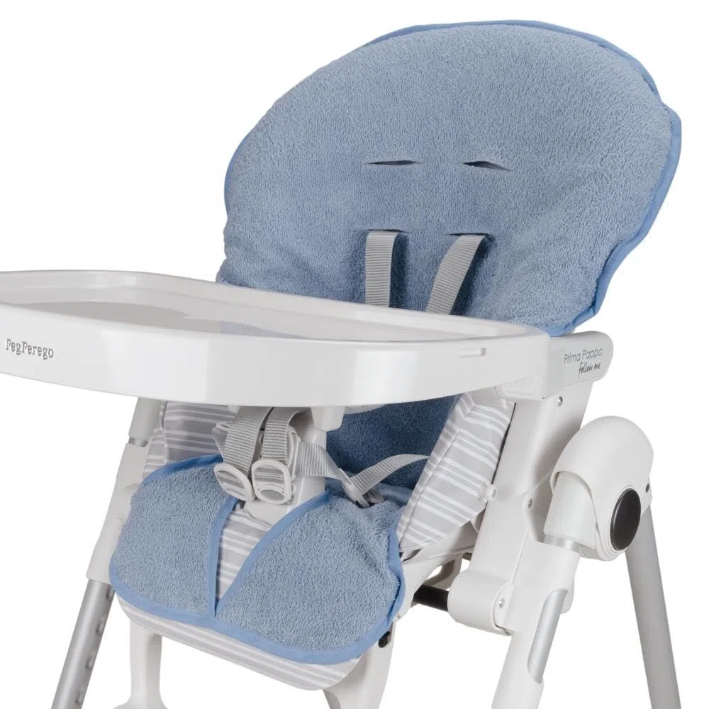 Babysanity - Funda para silla de bebé de algodón suave y esponjosa que da a tu trona una sensación de secado y fresco, 100% fabricada en Italia (Avio)