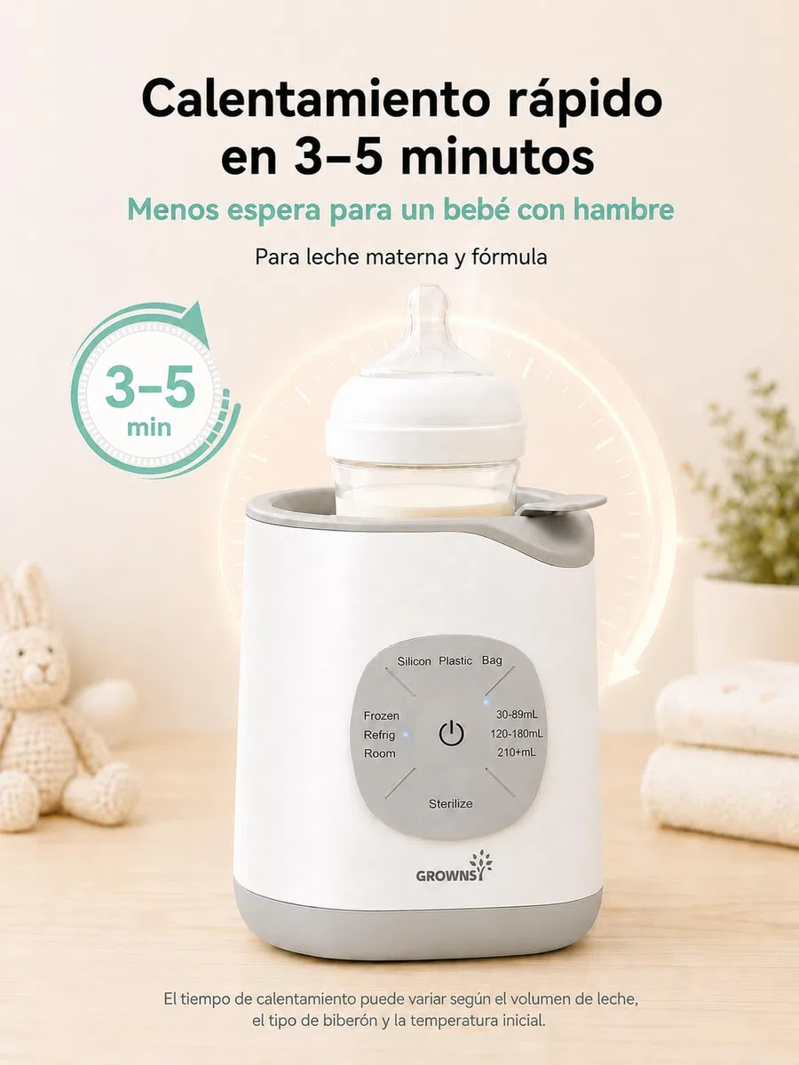 Calienta Biberones | Esterilizador Biberones | Calentador rápido de alimentos para bebés 10-en-1 y descongelador Calentador de biberones sin BPA para biberones y comida para bebés