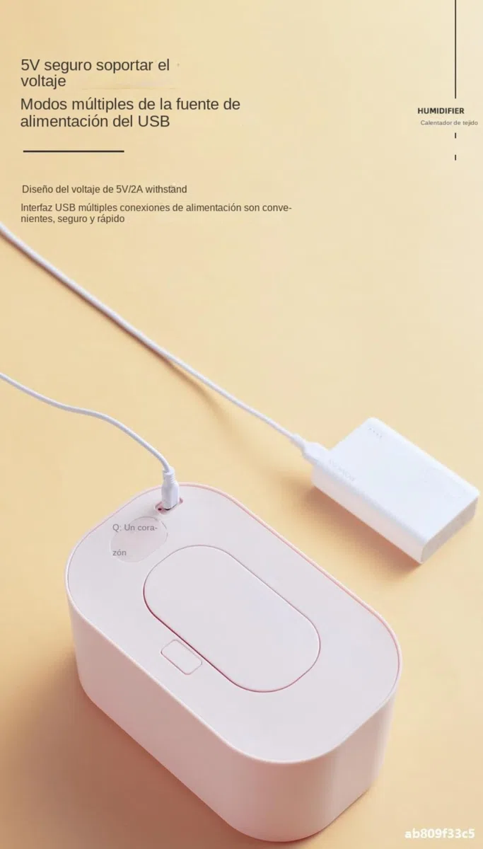 Calentador De Toallitas para Bebés,Dispensador De Toallitas De Gran Capacidad De Diseño Moderno,Calienta Toallitas Humedas Bebe Portable Calentador Pañales