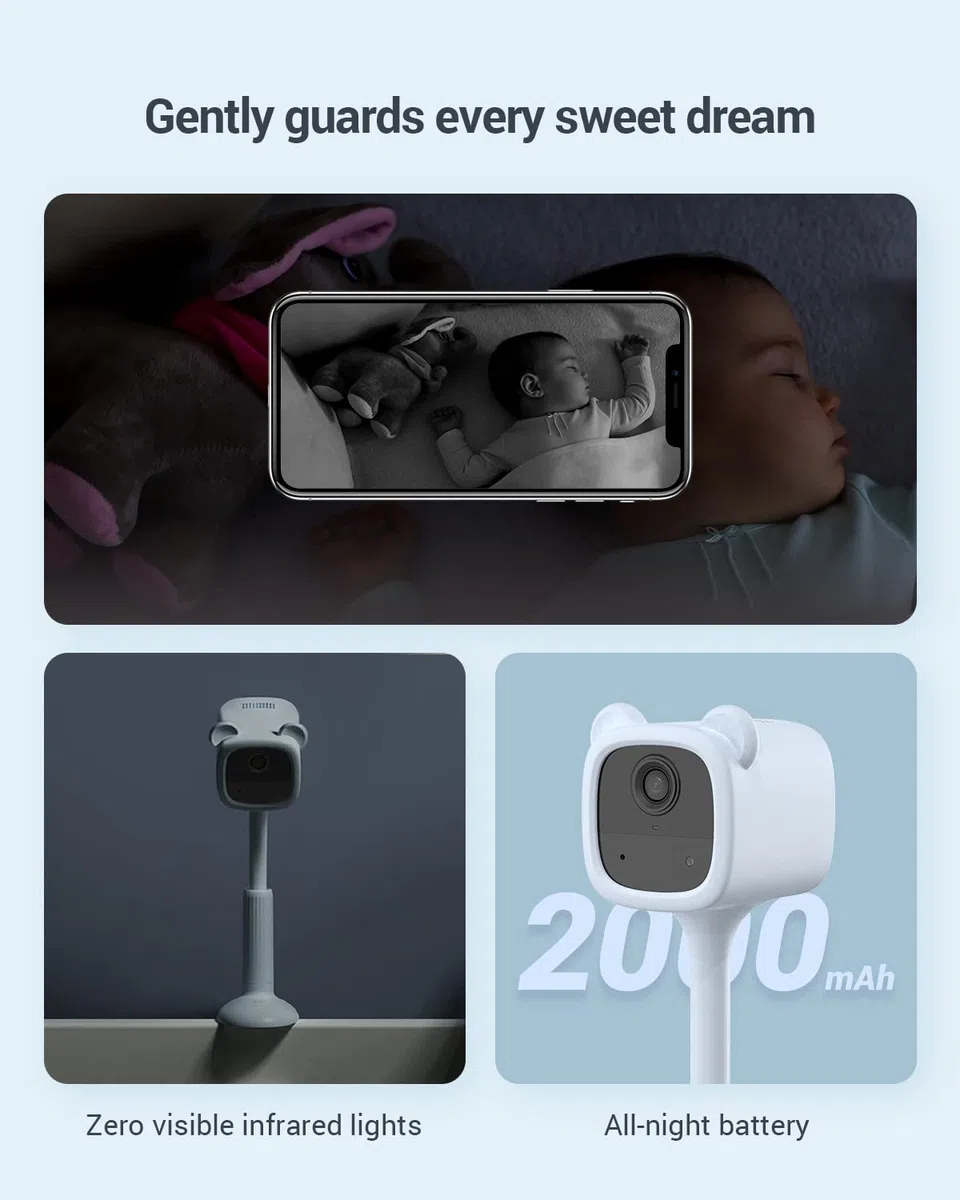 EZVIZ Cámara Vigilancia Bebé BM1