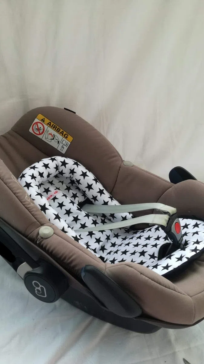 MOON-BEBE reductor para Portabebe y silla de coche grupo 0 (AZUL)