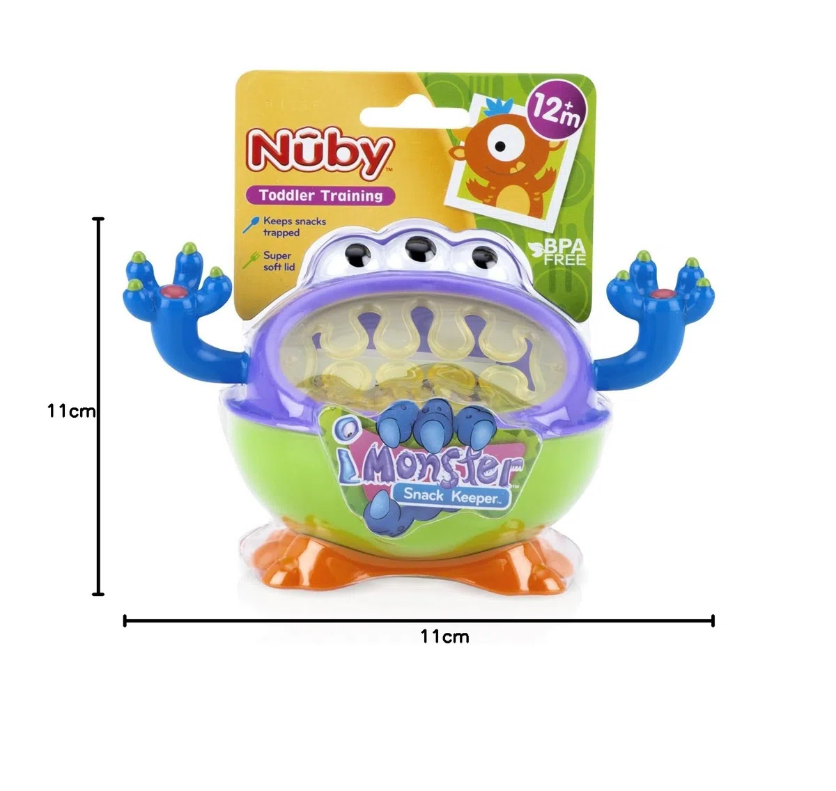 Nuby Monstruo 3D Snack Keeper