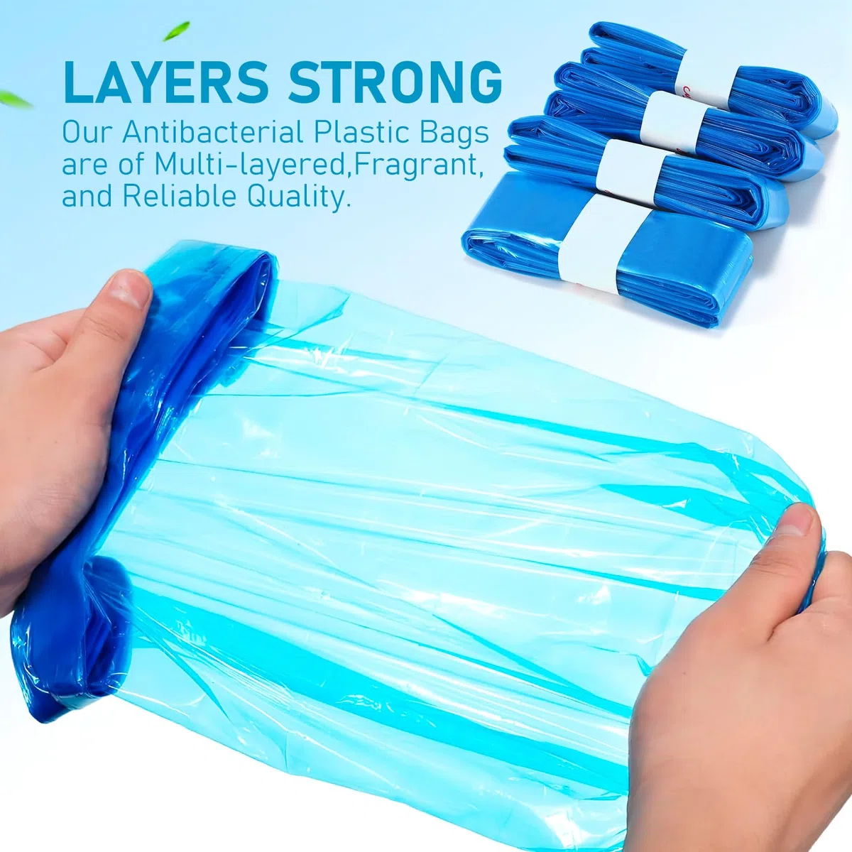 Bolsa Papelera Pañales Bebe, Bolsas De Repuesto Para Cubos De Pañales- Paquete De 4 Papelera Pañales Bebe Recambios Compatible Con El Contenedor De Pañales Tommee Tippee Angelcare, Azul