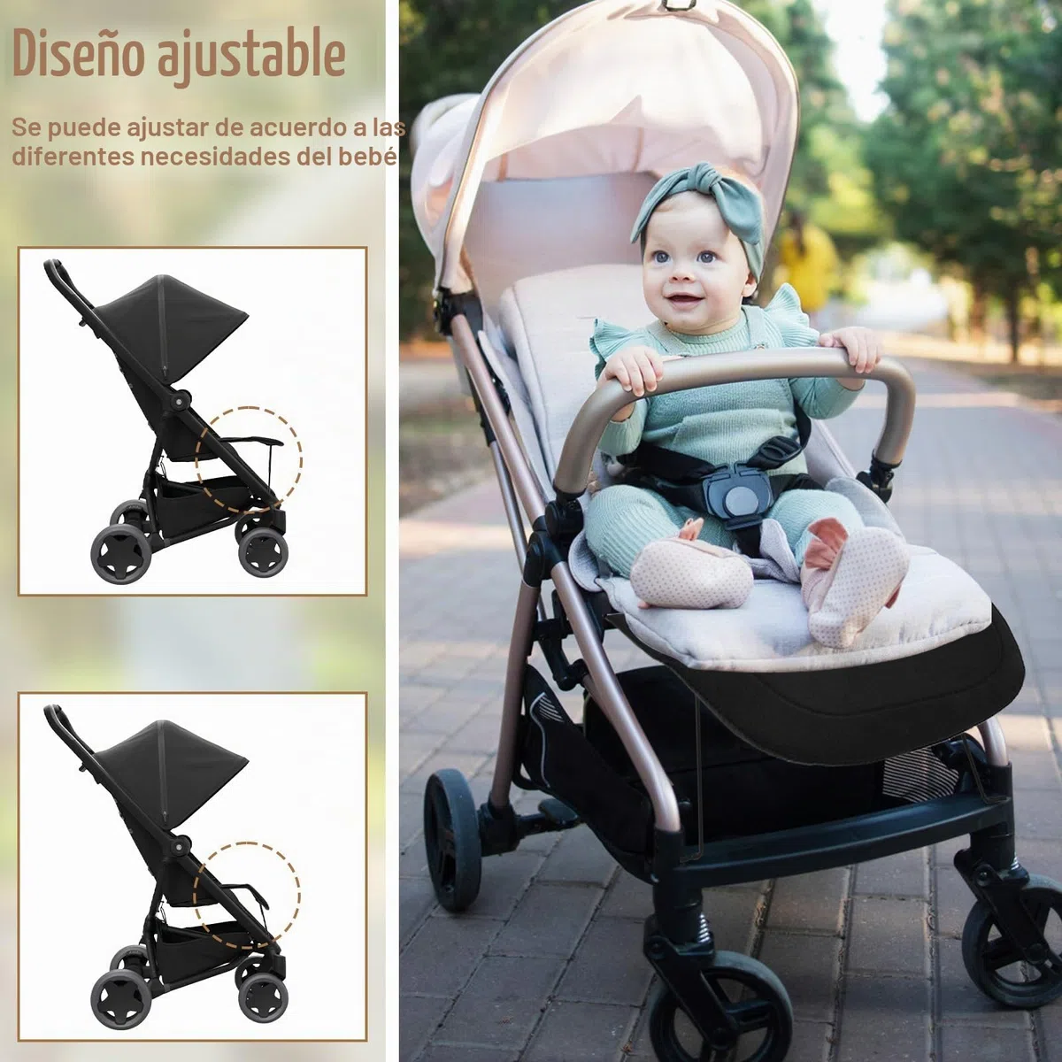 Reposapiés para cochecito de bebé, reposapiés extendido, pedal de asiento extendido, transpirable, duradero, reposapiés, accesorios para cochecitos para niños AER+/AER (negro)