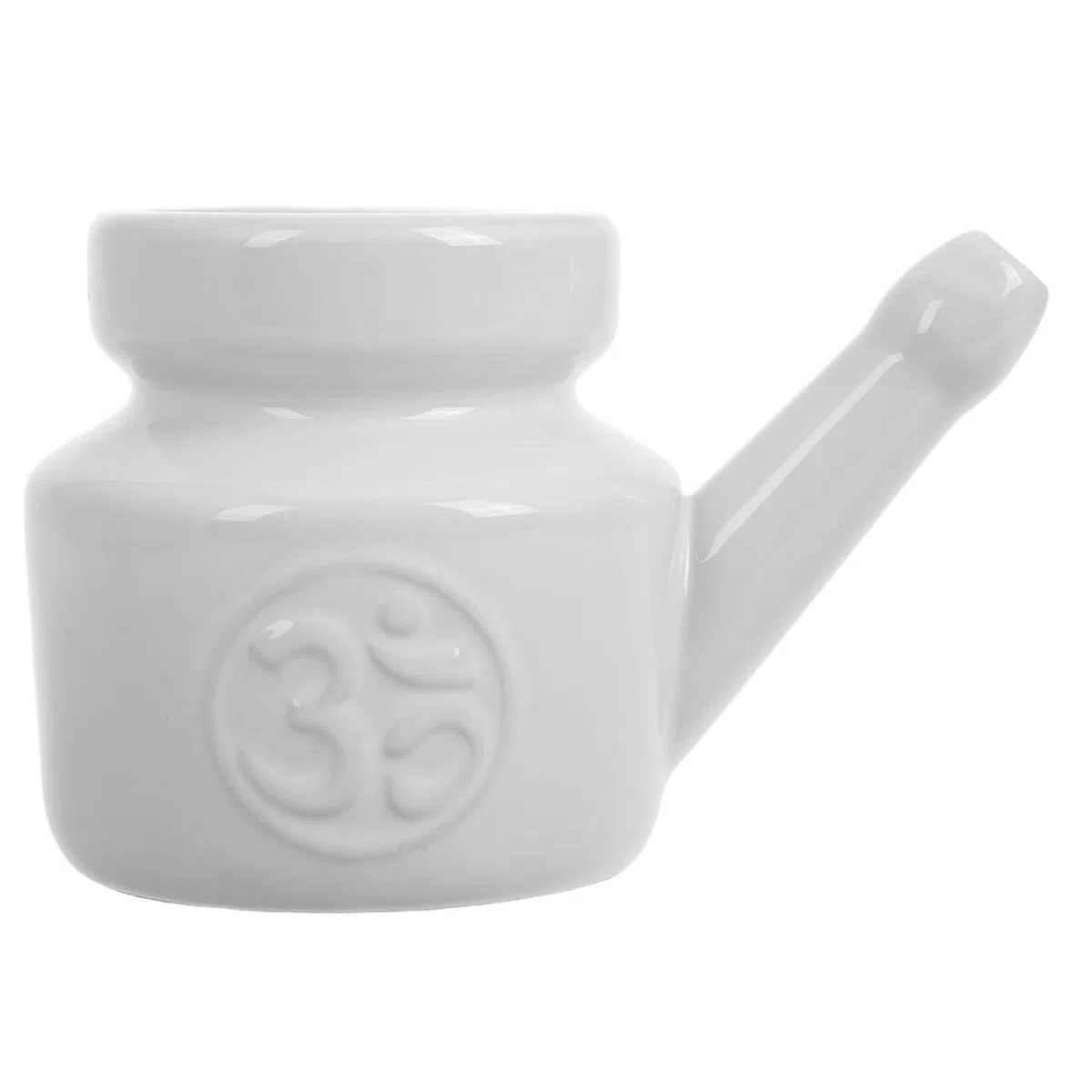 Healvian Olla De Cerámica Para Limpieza Nasal Botella De Enjuague Nasal Seguro Reutilizable Para Uso Doméstico Y Yoga 5.70X3.54X3.34In