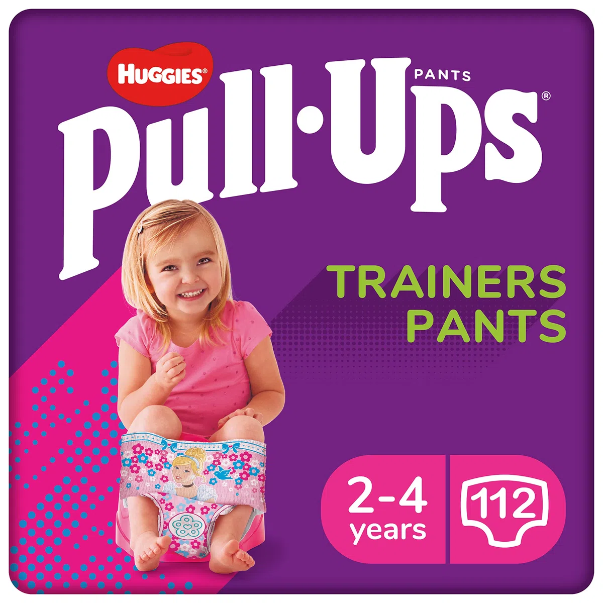 Huggies Pants Pull-Ups Niña Talla 6, 15-23 Kg 112 uds