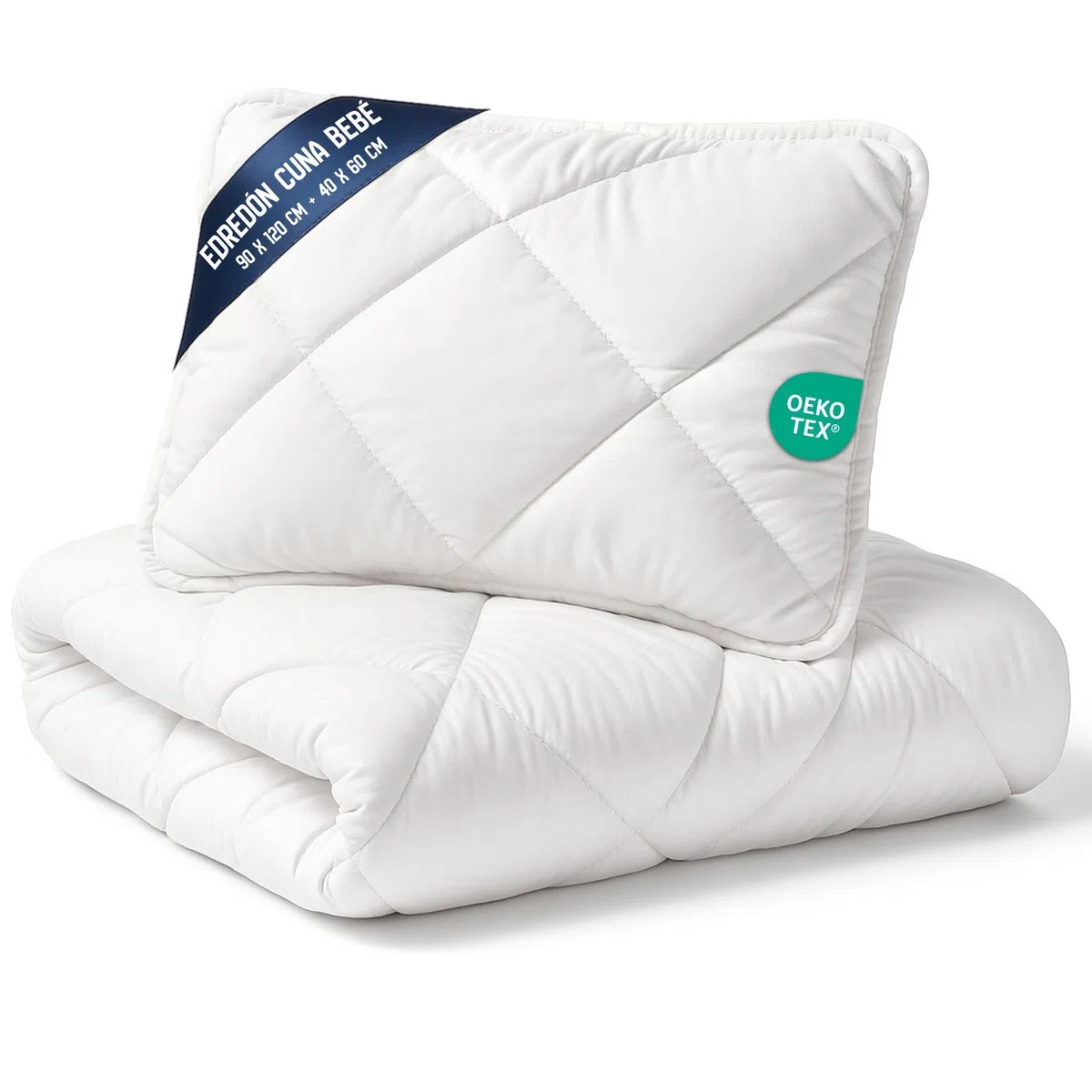 Totsy Baby Edredón Cuna 90x120 cm bebé - Relleno nórdico Suave y Transpirable Ideal para Cuna y Cama de bebé Apto para Todas Las Estaciones Certificado Oeko-Tex 90 x 120
