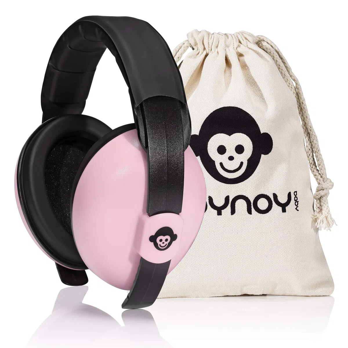 Protección auditiva para bebés de 0 a 2 años | orejeras anti-ruido | protección acústica, Rosa