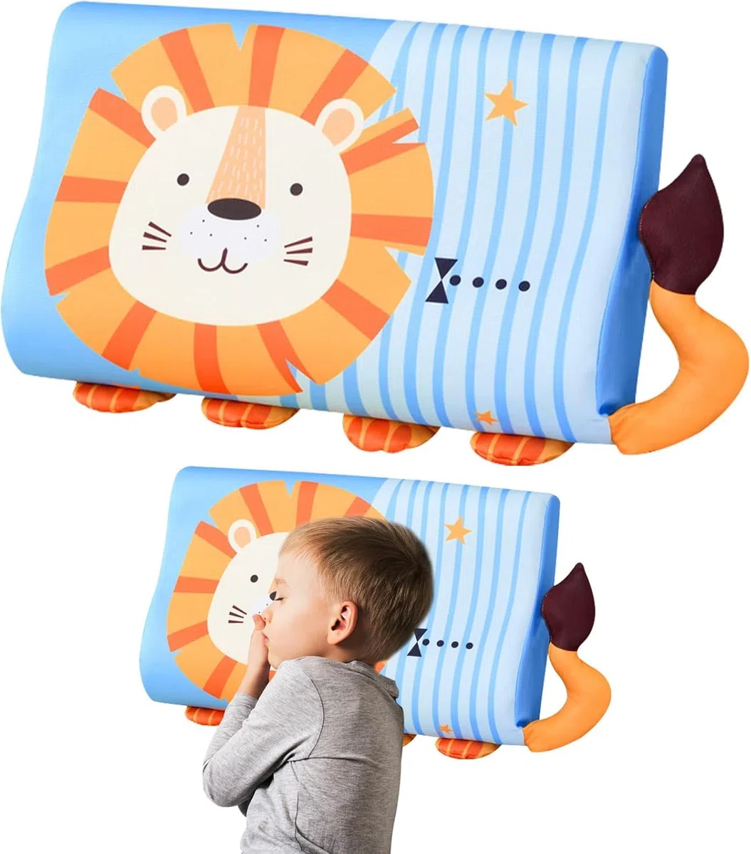 Almohada para Niños 44 x 27 cm Almohada Infantil con Funda Cojín Suave para Habitaciones