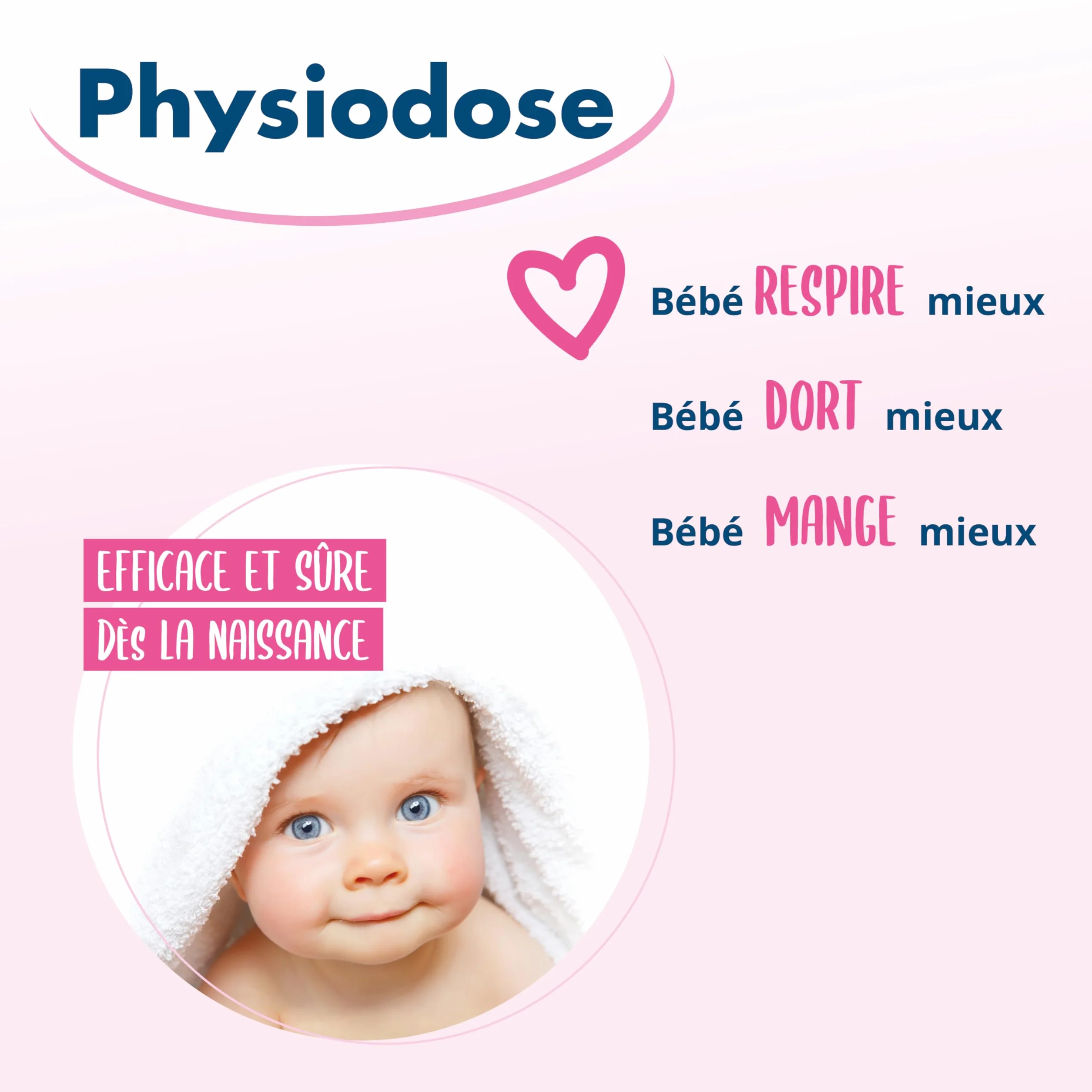 PHYSIODOSE Suero Fisiológico Monodosis Bebé – Pack de 4 Cajas con 40 Unidosis de 5 ml – Para Lavado Nasal, Ocular y Limpieza de Heridas, Estéril y Sin Conservantes