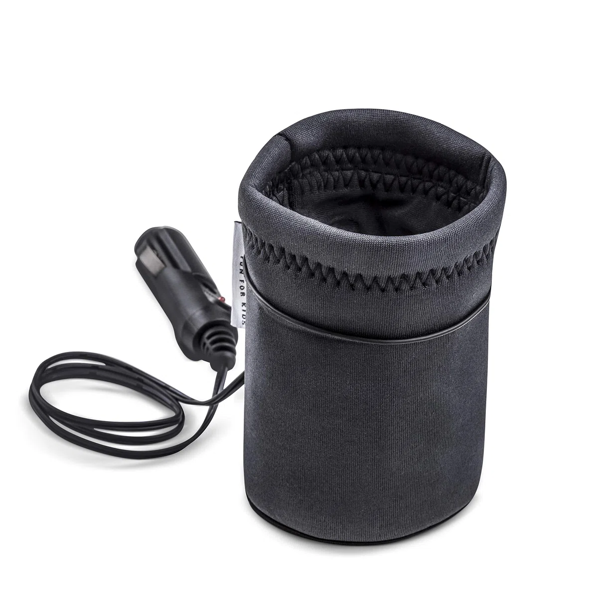 hauck Feed Me Calienta Biberones Portatil para Coche, Termo para Biberones con Cargador para Mechero Coche alim. 12V, 10 x 12 cm, Gris