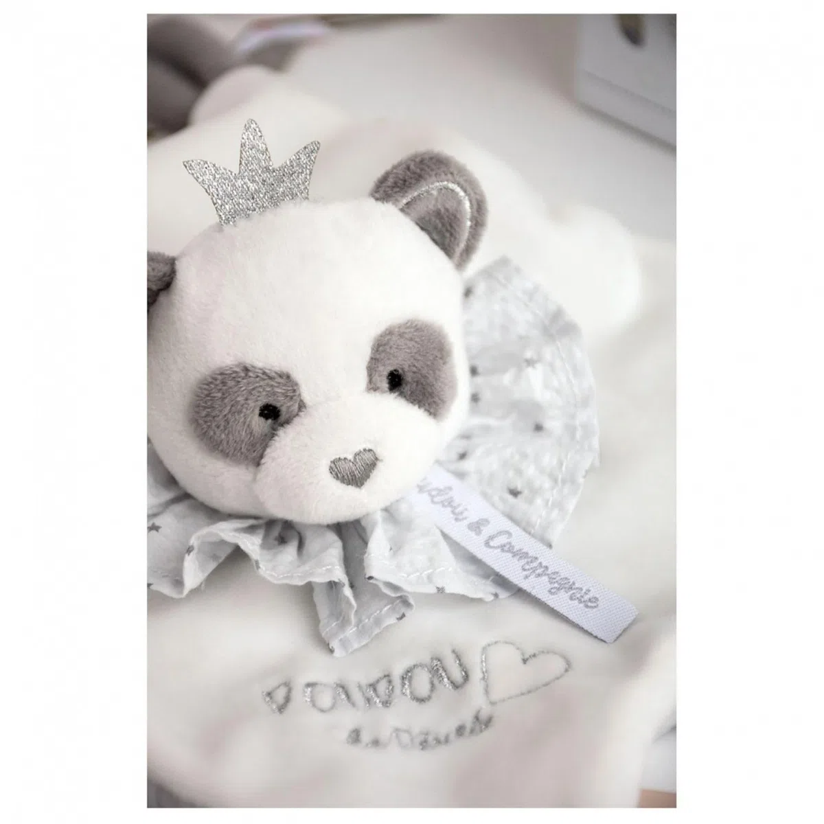 Doudou et Compagnie DC3536 Attrap - Edredón nórdico, color gris